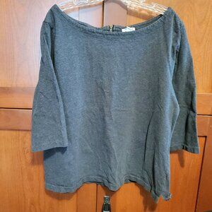 Old Navy Boat Neck Top XXL Gray